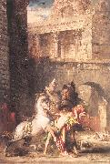 Diomedes Devoured by his Horses, Gustave Moreau